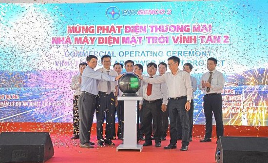 Dự án điện mặt trời Vĩnh Tân 2 phát điện thương mại